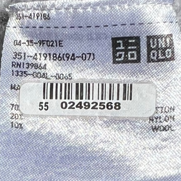 🌻Uniqlo Heathered Wool Blend Long Sleeve Pullover  Knit Large Ladies Size Large - Picture 9 of 9